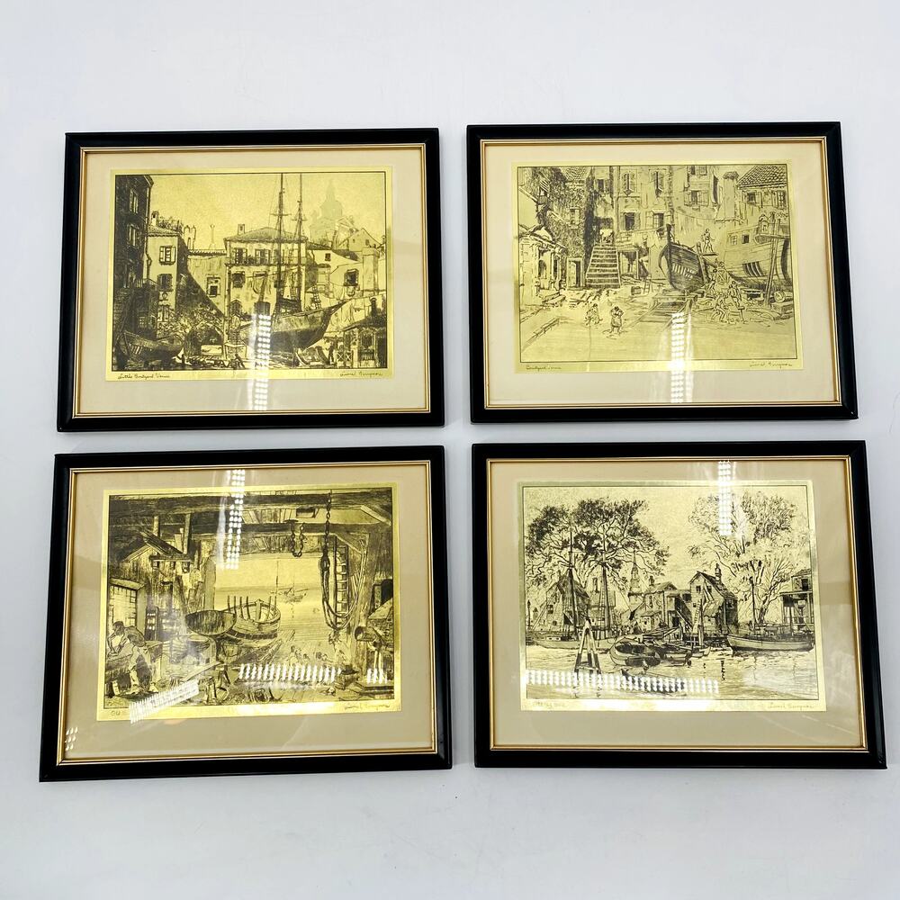 Lionely Barrymore vintage gold foil photos